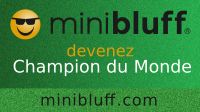 Albert joue au Minibluff